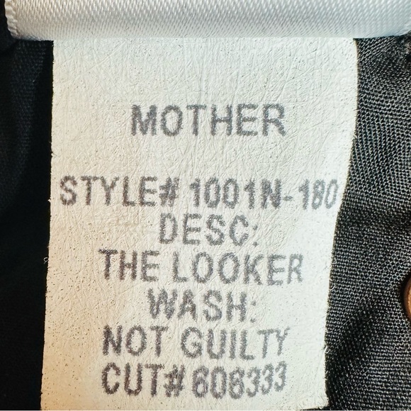 MOTHER Not Guilty The Looker Ankle Fray Jeans Size 29 - Picture 11 of 11